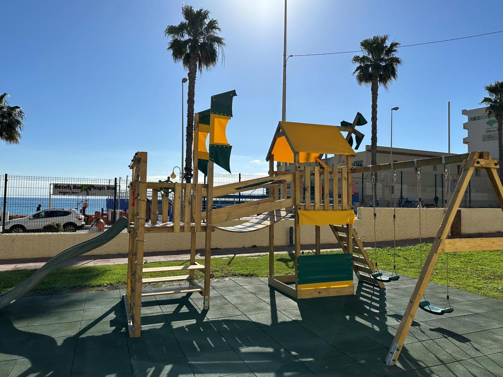 1 Paradise Of Benalmadena Costa Residencial Aloha Playa Vistas Al Mar, Front Beach Mini Duplex מראה חיצוני תמונה
